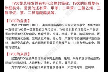 室內(nèi)空氣質(zhì)量檢驗(yàn)TVOC的必要性